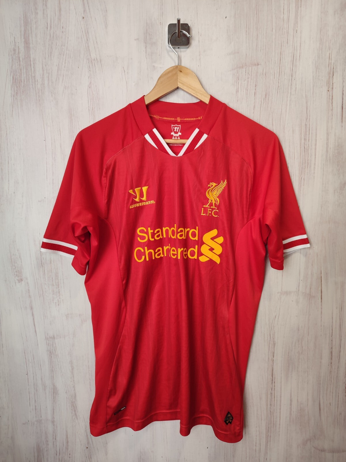 FC Liverpool 2013 2014 home Size M Warrior football shirt jersey maillot soccer
