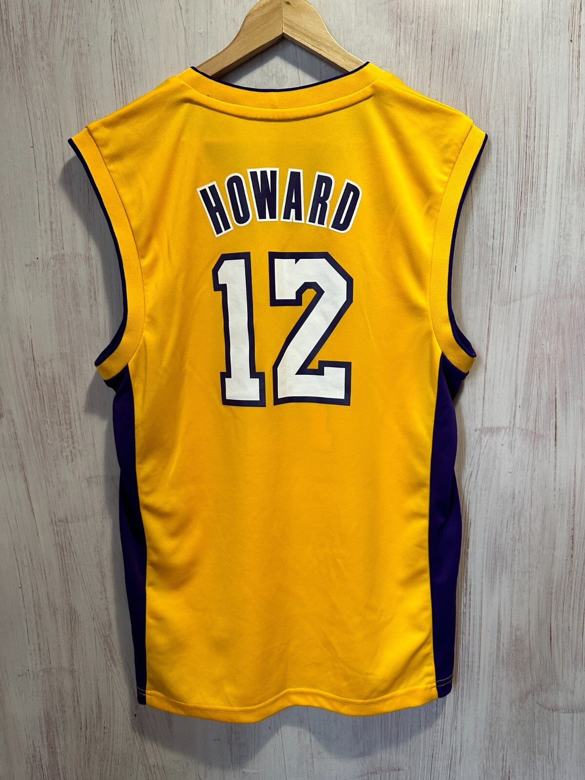 Los Angeles Lakers #12 Dwight Howard Size S Adidas jersey shirt Basketball kit