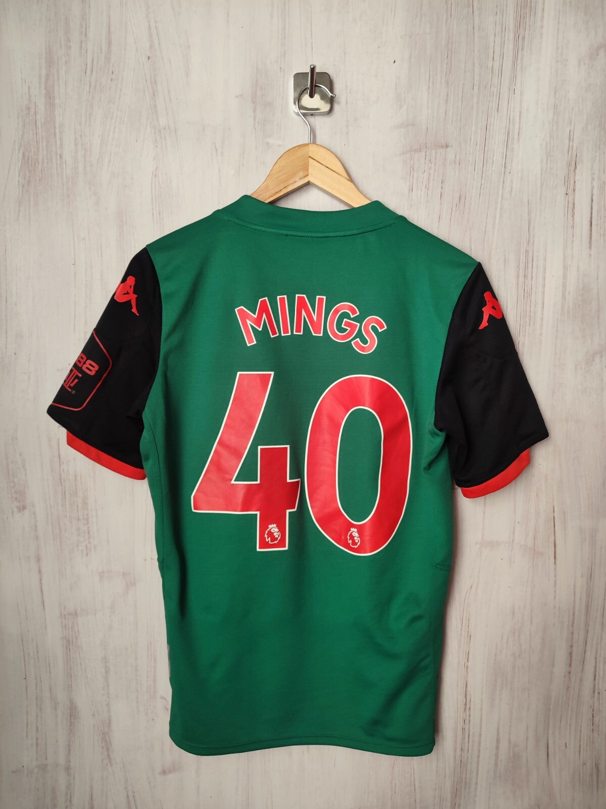 Aston Villa 2019 2020 third Size S football shirt jersey soccer kit tee Mings