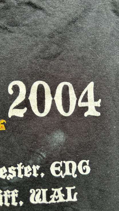 Vintage Slayer 2004 Europe tour Eagle logo Size L Fruit of The Loom tee t-shirt