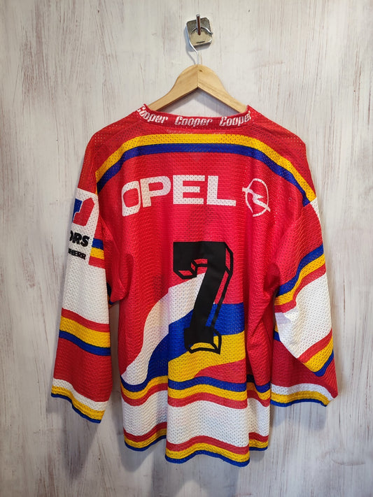 EHC Biel-Bienne 1990's Size M ice hockey jersey shirt kit trikot 90's VINTAGE