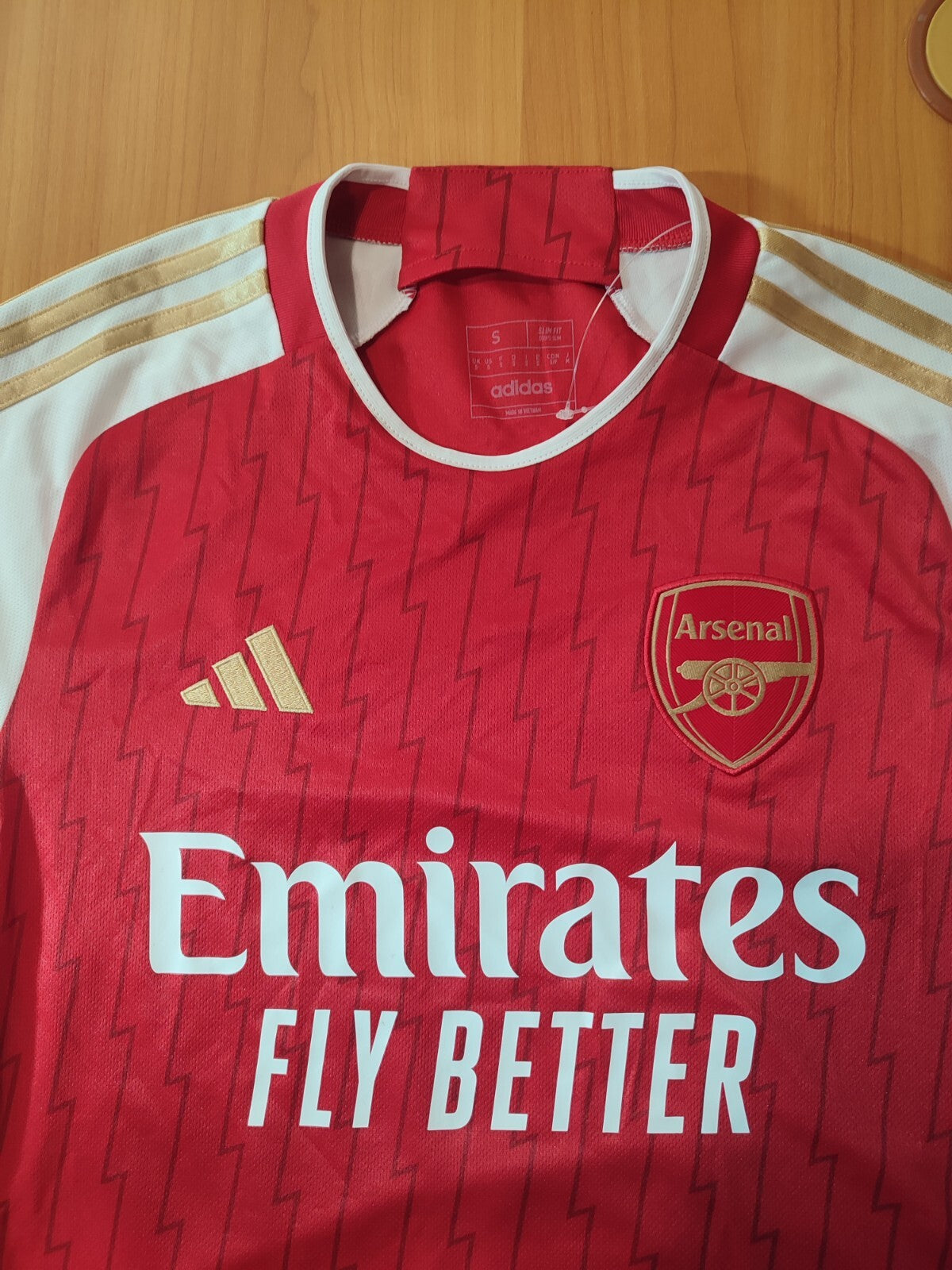 Arsenal London 2023 2024 home Sz S soccer shirt jersey football maillot tee kit