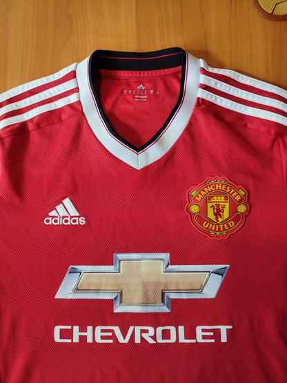 Manchester United 2015 2016 home Size S Adidas soccer shirt jersey football kit
