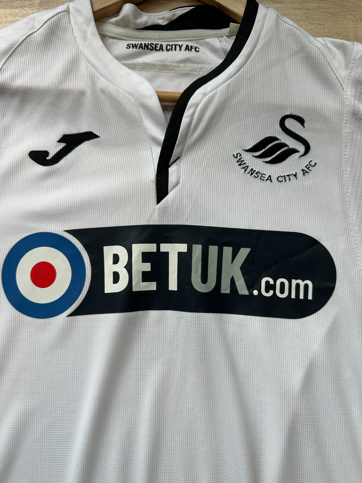 Swansea City 2018 2019 home Size S Joma shirt jersey soccer football kit maillot