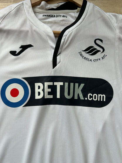 Swansea City 2018 2019 home Size S Joma shirt jersey soccer football kit maillot