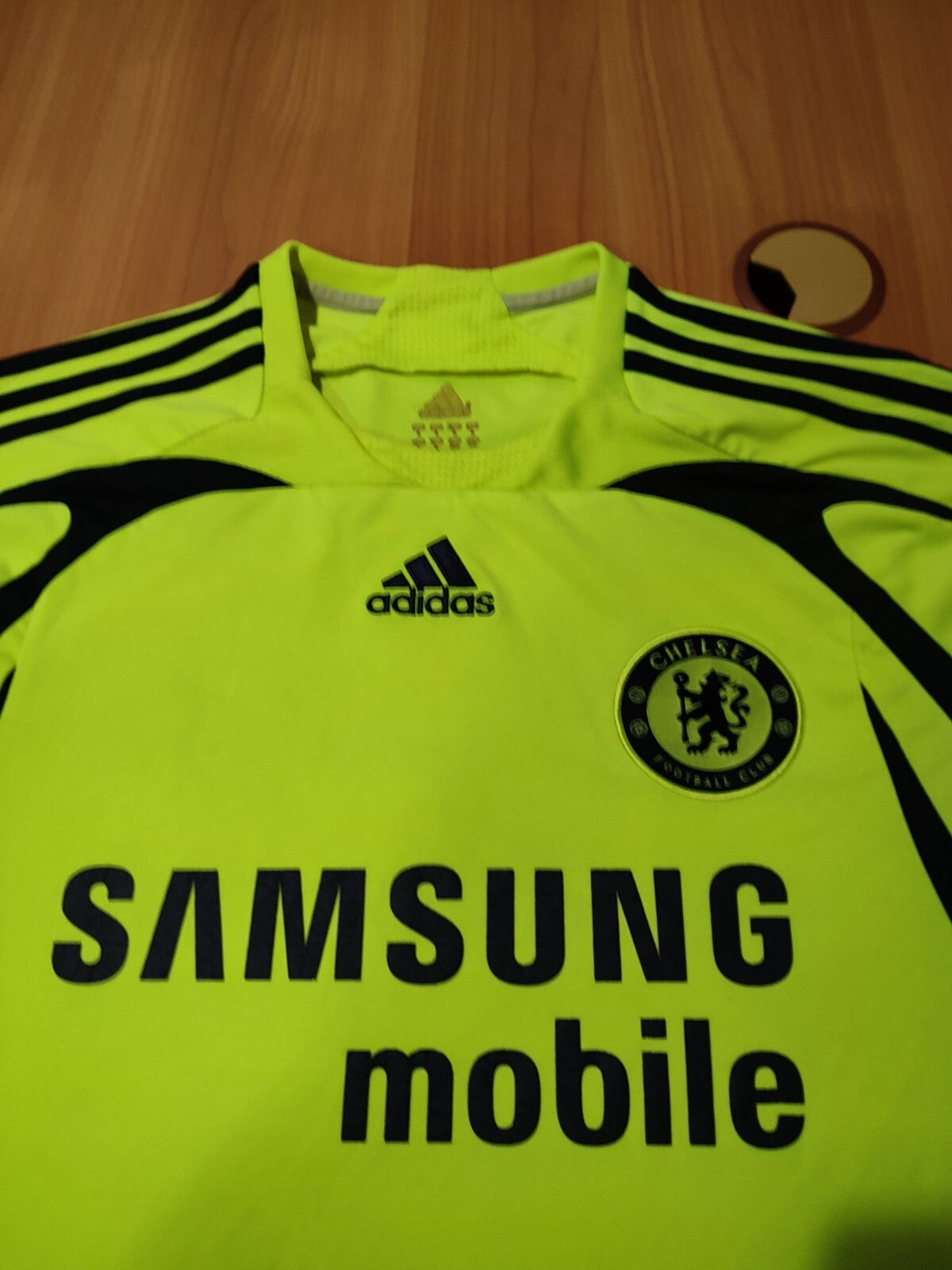 Chelsea London 2007 2008 away Size L Adidas shirt soccer jersey football kit tee