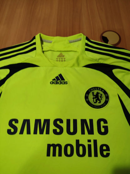 Chelsea London 2007 2008 away Size L Adidas shirt soccer jersey football kit tee