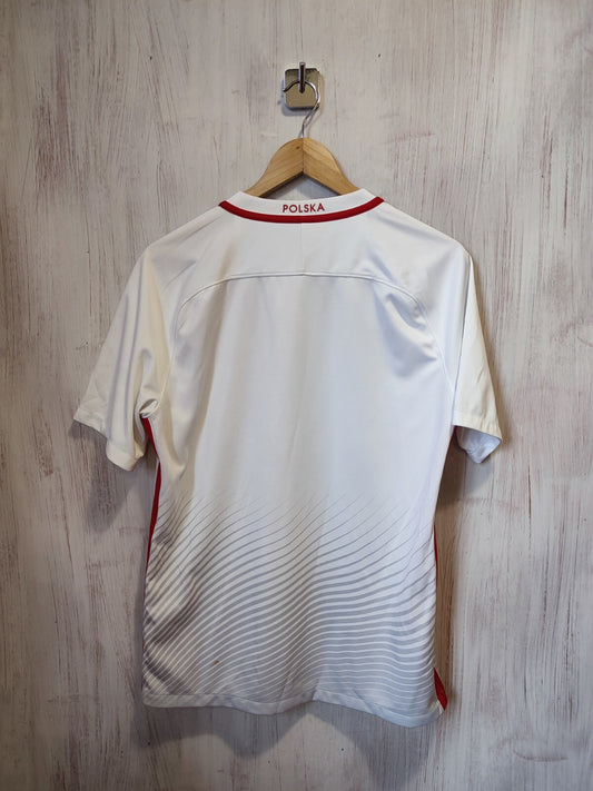 Poland team 2018 2019 home Size M soccer shirt jersey football kit tee Nike