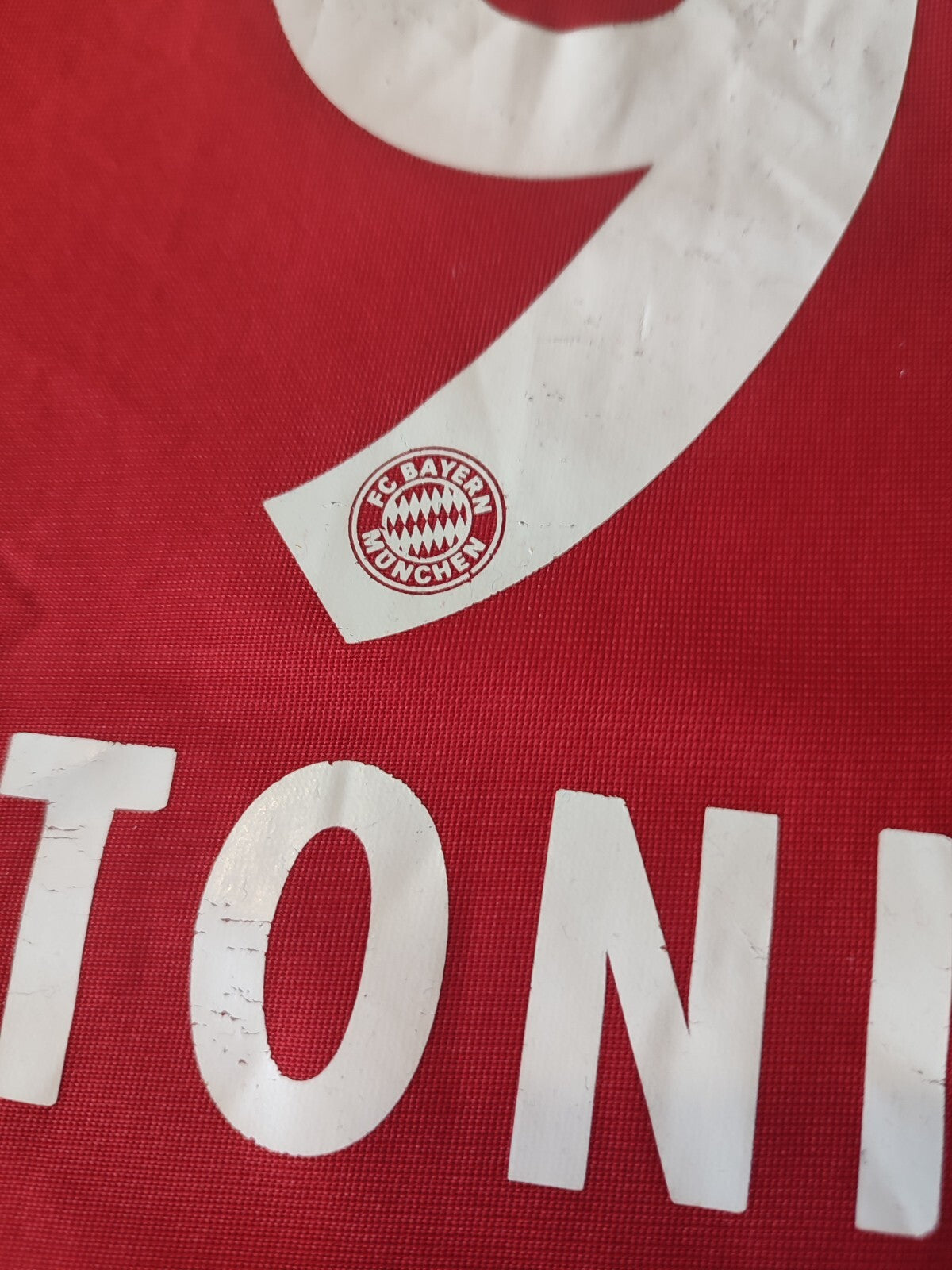 FC Bayern Munich 2008 2009 home Sz S shirt jersey soccer football kit tee Toni