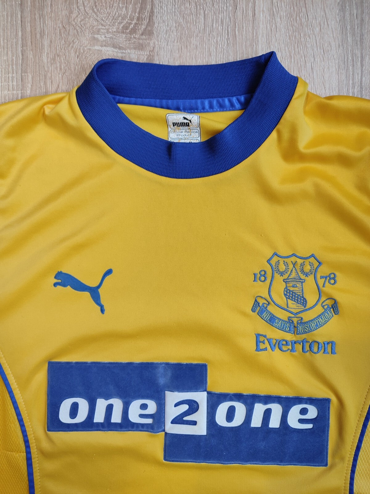 FC Everton 2000 2001 away Size S Puma shirt jersey soccer football kit VINTAGE
