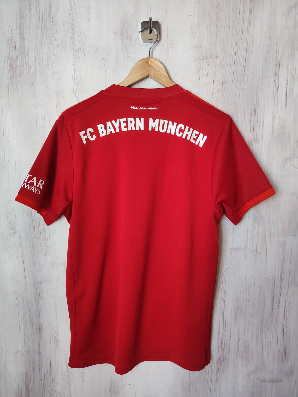 FC Bayern Munich 2019 2020 home Sz M shirt jersey soccer football kit tee Adidas