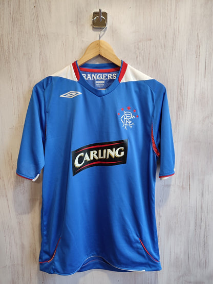 Glasgow Rangers 2006 2007 Home Size M football soccer shirt jersey kit tee Umbro