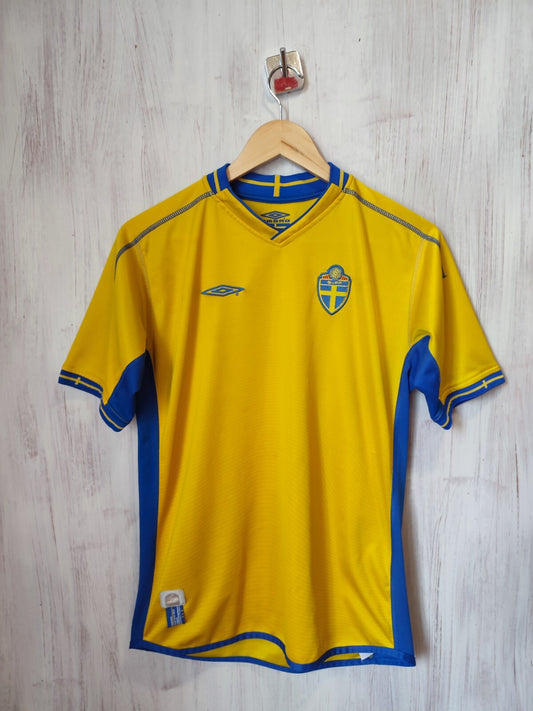 Sweden 2003 2004 2005 home Sz XLB 32/33" Umbro shirt jersey soccer football kit