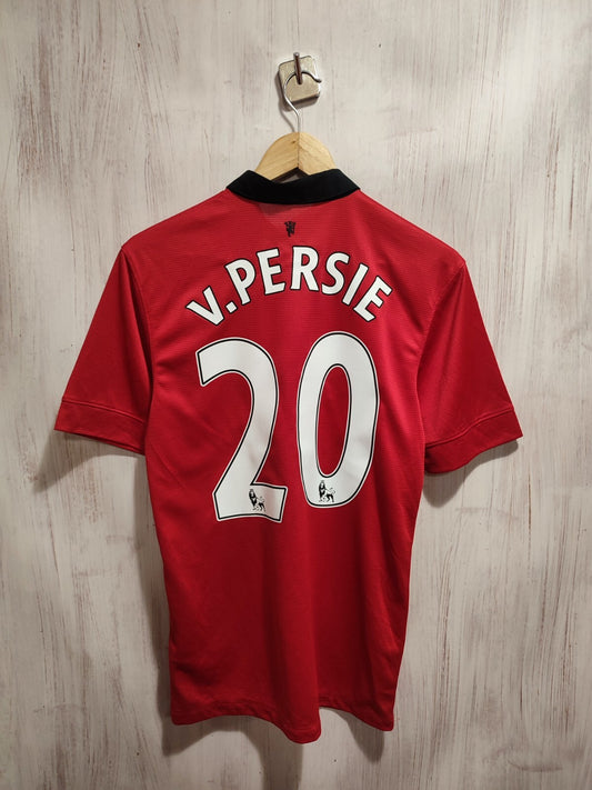 Manchester United 2013 2014 home Sz S Nike shirt jersey soccer football V.Persie