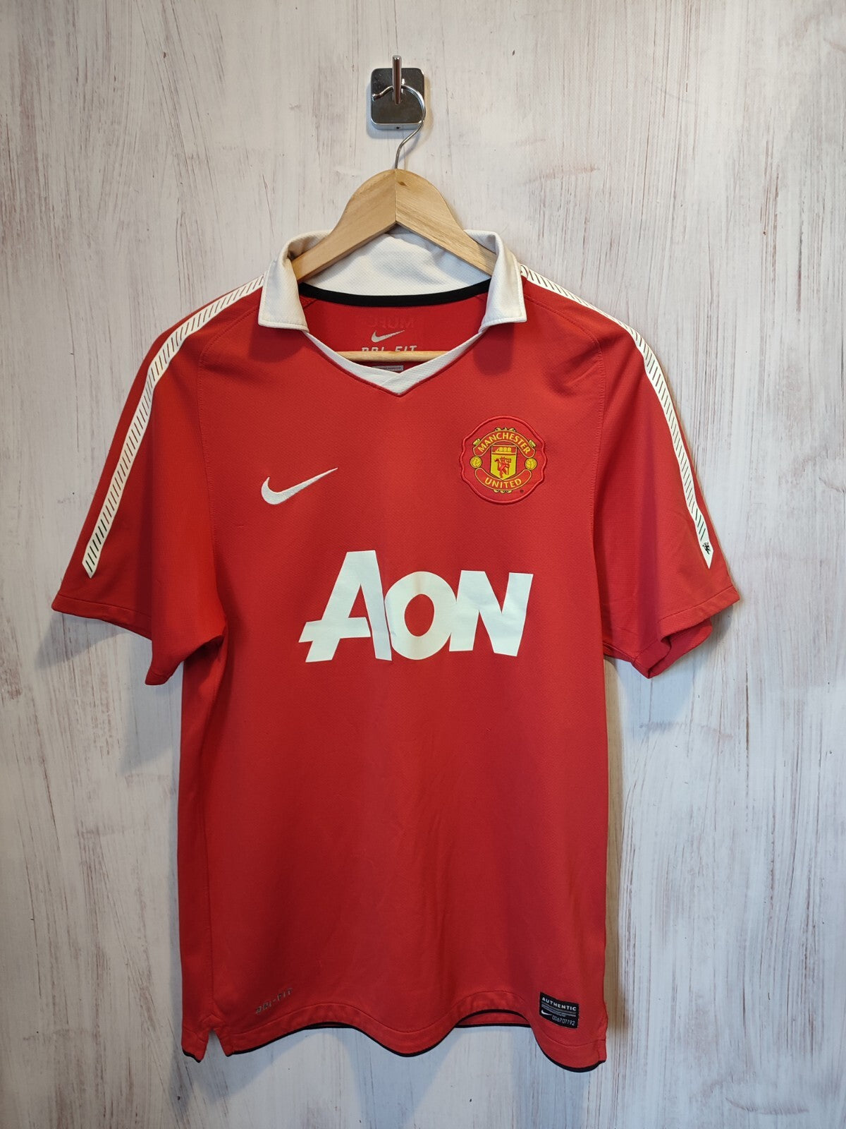 Manchester United 2010 2011 home Size S shirt jersey soccer football maillot kit