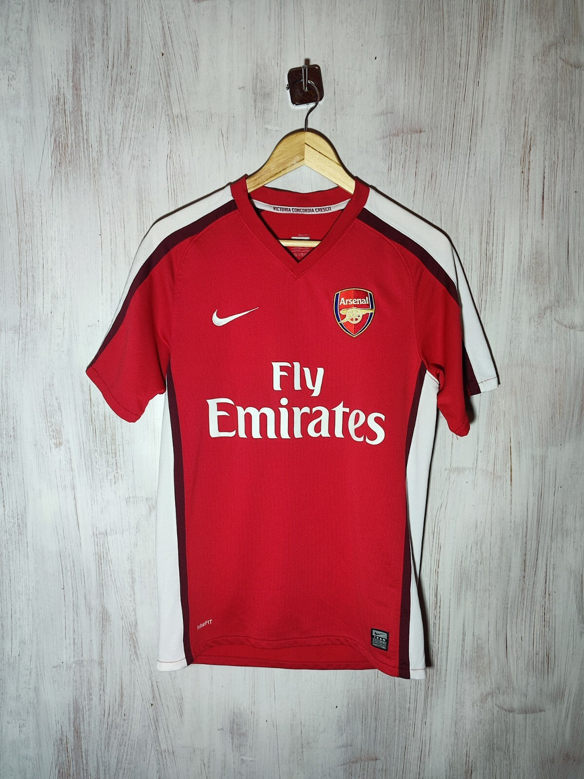 Arsenal London 2008 2009 2010 home Size S Nike football shirt soccer jersey kit