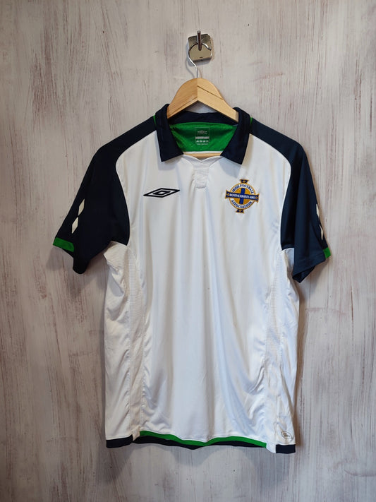 Northern Ireland 2009 2010 away Sz M Umbro shirt jersey soccer football kit tee