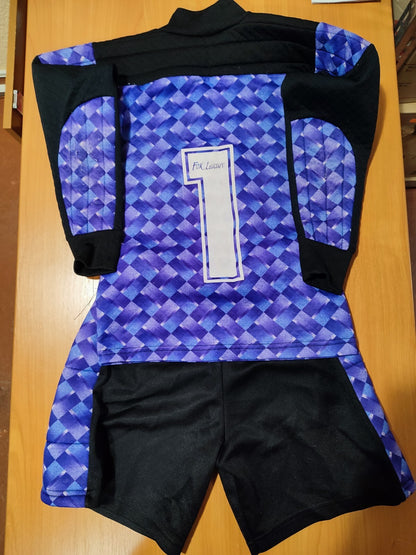 Kids 26"-28" Leicester City 1994 1996 goalkeeper shirt jersey football kit GK