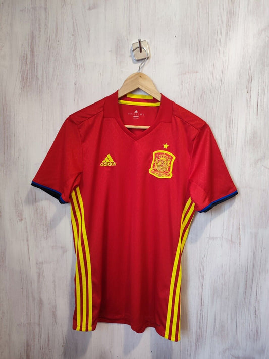 Spain team 2015 2016 home Size S Adidas shirt jersey maillot football soccer kit