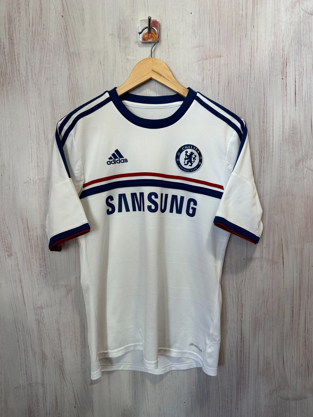 Chelsea London 2013 2014 away Sz S Adidas shirt soccer jersey football kit tee