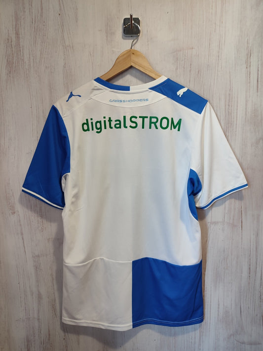 Grasshoppers Club Zurich 2013 2014 home Size L football shirt jersey kit soccer