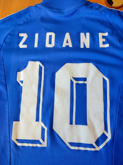 France 2002 2003 2004 home Size L Adidas shirt jersey football soccer kit Zidane