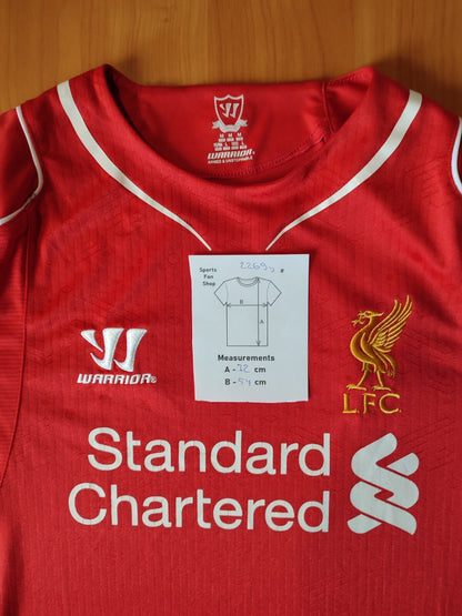 FC Liverpool 2014 2015 home Size M Warrior football shirt jersey kit tee soccer