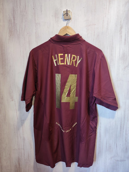 Arsenal London 2005 2006 home Sz XL Nike soccer shirt jersey football kit Henry