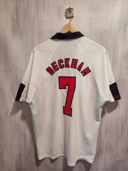 England 1997 1998 1999 home Sz XL Umbro shirt jersey football soccer kit Beckhem