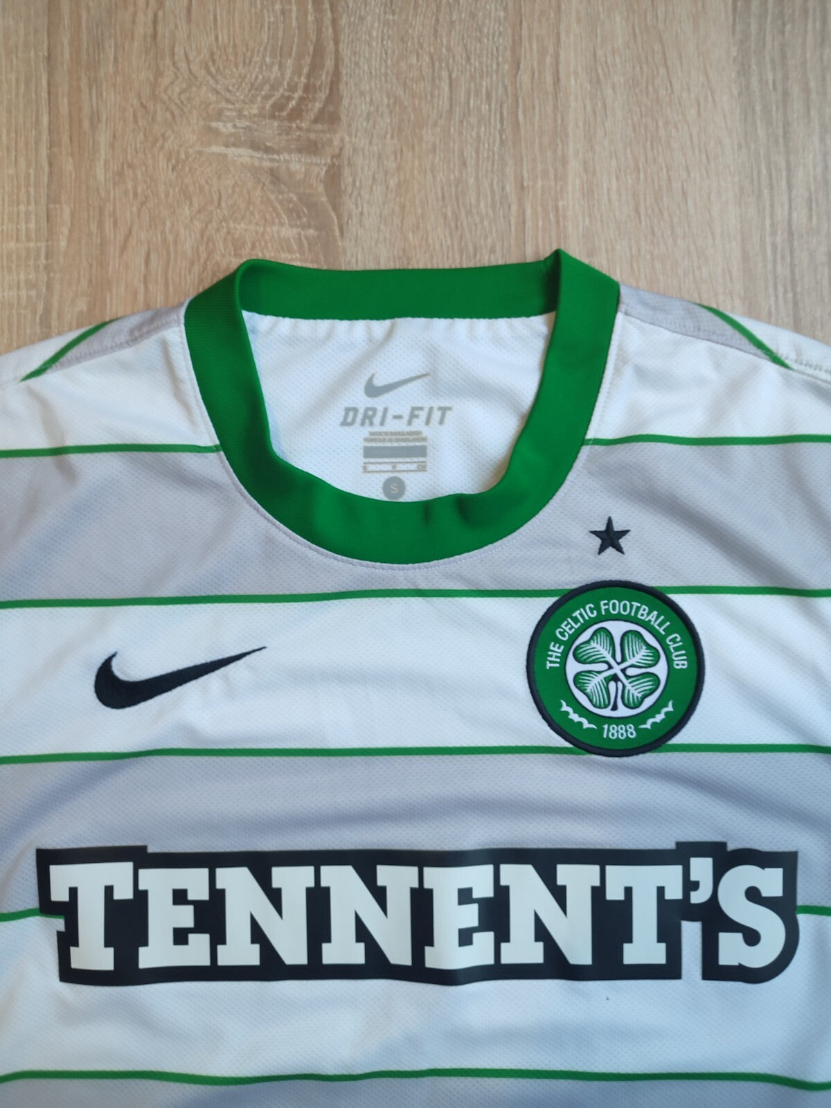 FC Celtic 2011 2012 away Size S football shirt soccer jersey Nike tee kit Small