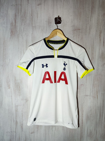 Tottenham Hotspur 2014 2015 home Size S Under Armour Spurs shirt jersey kit tee