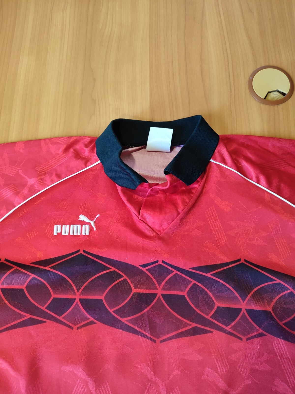 VINTAGE #15 Puma 1980's Size XL shirt jersey soccer football trikot tee kit 80's