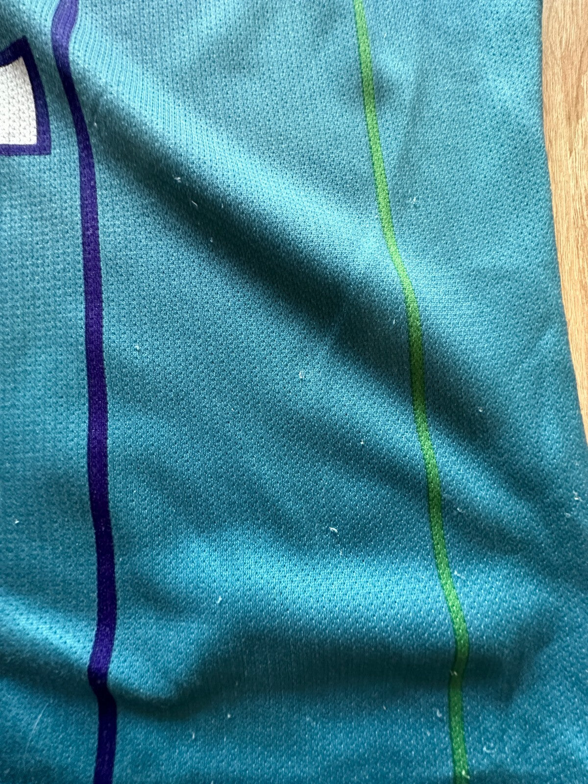 Charlotte Hornets  #1 Muggsy Bogues Size S Champion basketball shirt jersey kit