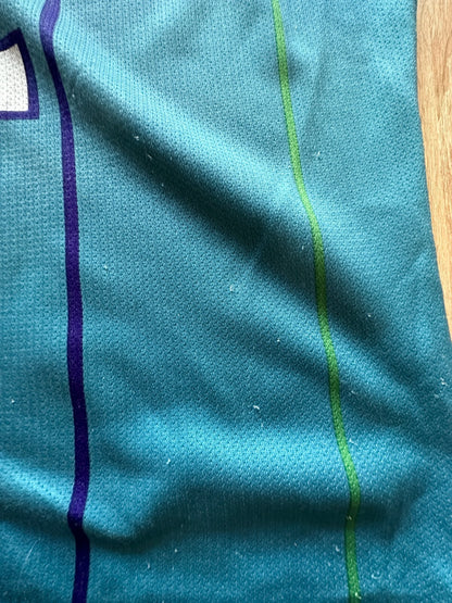 Charlotte Hornets  #1 Muggsy Bogues Size S Champion basketball shirt jersey kit