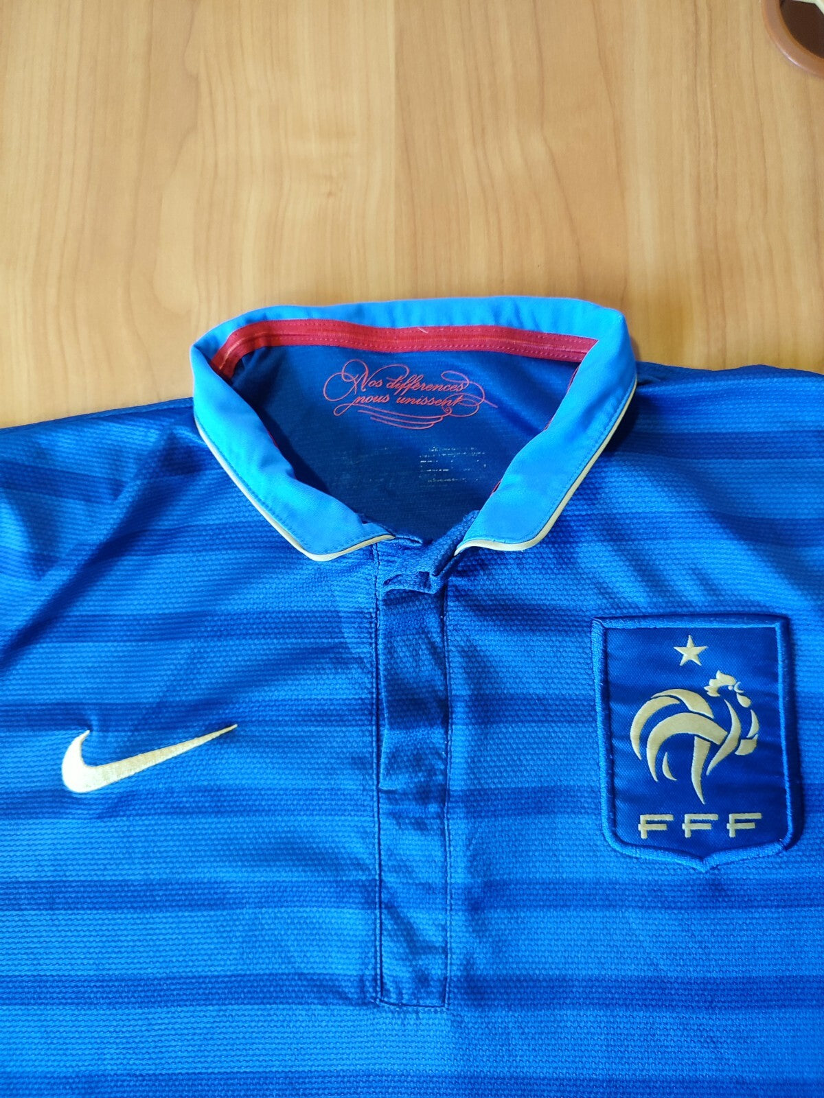 France team 2012 2013 home Size M Nike shirt jersey soccer football kit tee