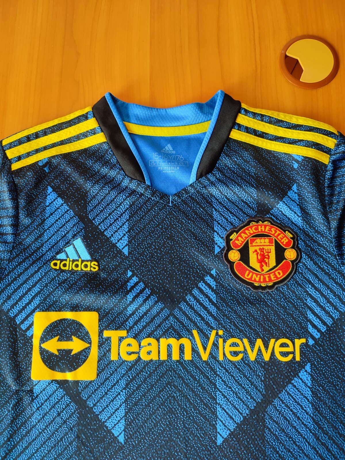 Kids 15-16y Manchester United 2021 2022 third Sz XL jersey shirt football 3rd GK