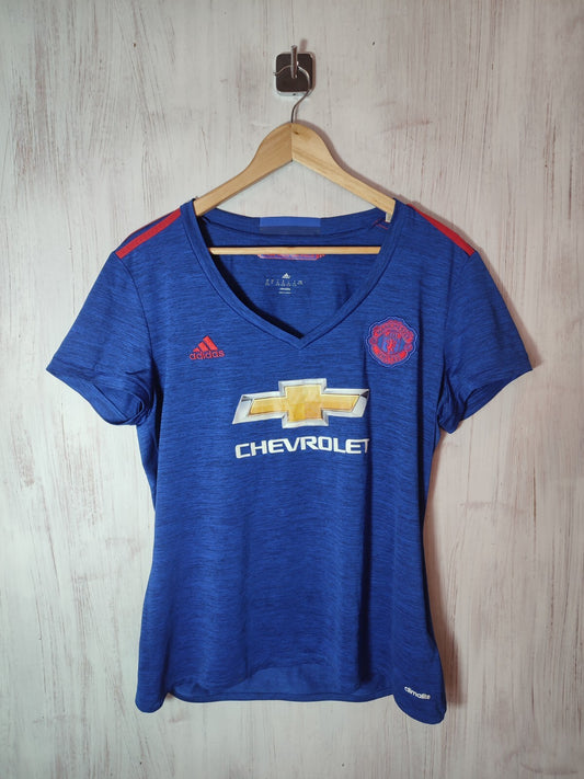 Women's Manchester United 2016 2017 away Size XL Adidas soccer shirt jersey kit