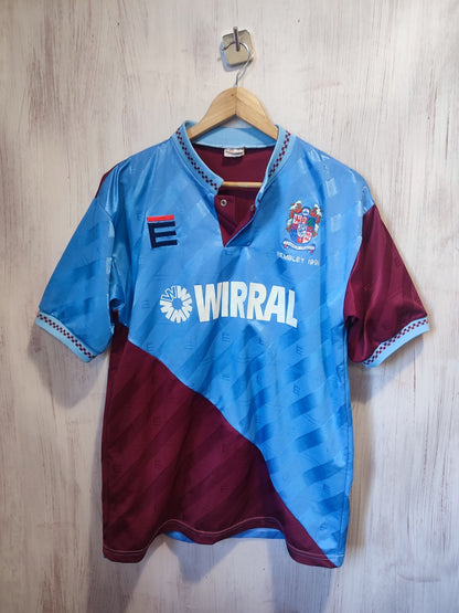 Tranmere Rovers FC 1989 1990 1991 away Sz L soccer shirt jersey football maillot