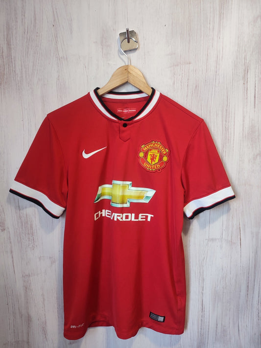 Manchester United 2014 2015 home Sz S Nike soccer shirt jersey football maillot