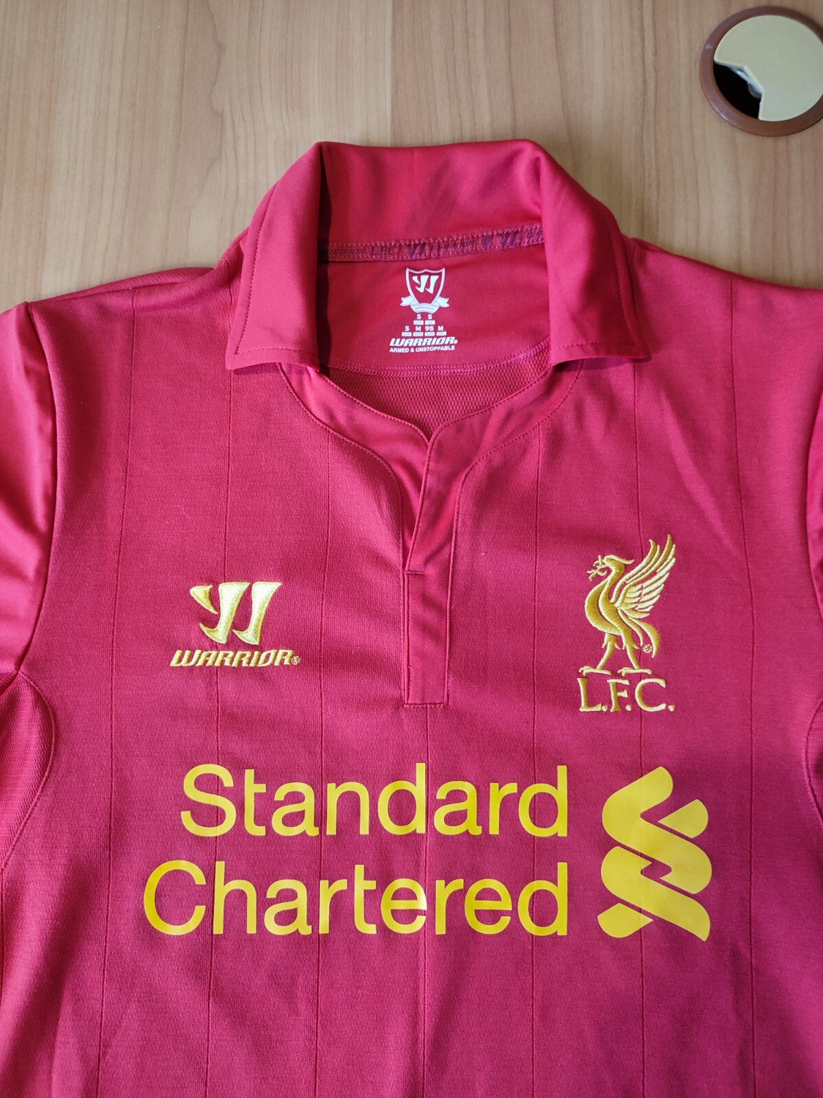 FC Liverpool 2012 2013 home Size S football shirt jersey soccer tee kit Warrior