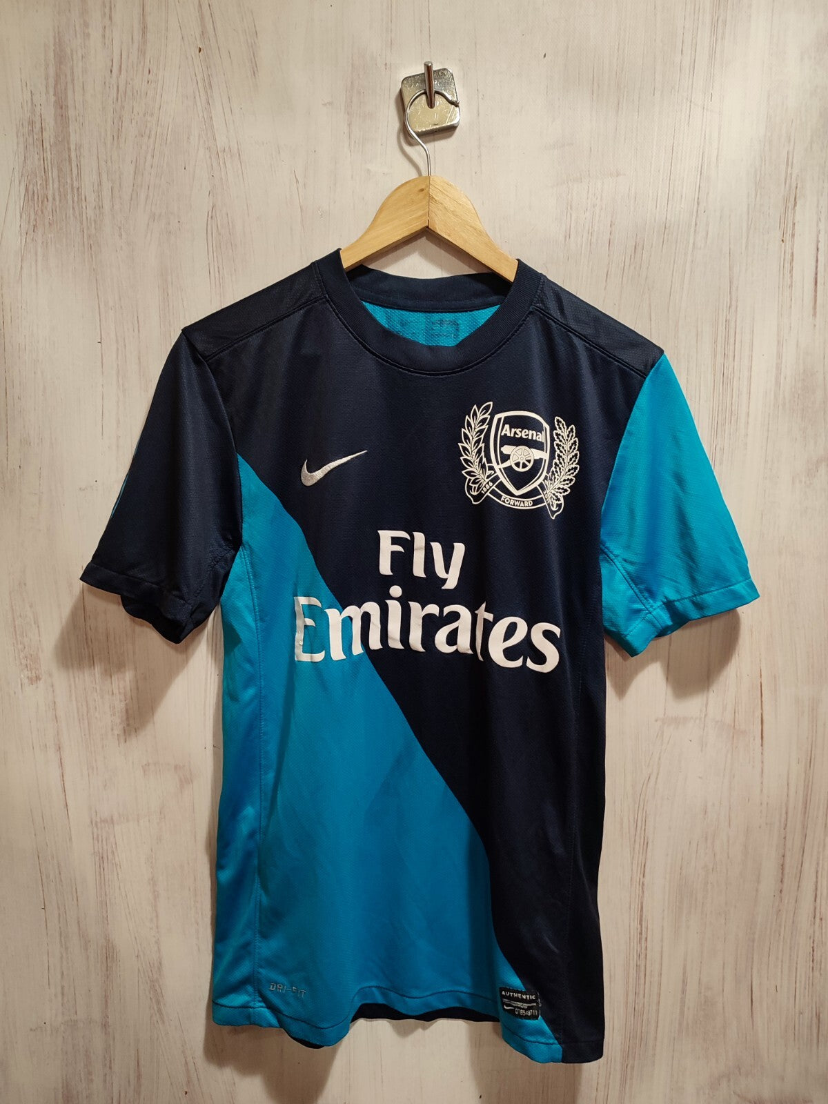 Arsenal London 2011 2012 away Sz S Nike shirt jersey football soccer kit trikot
