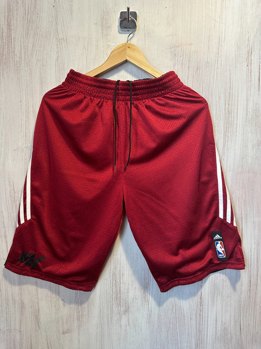 5+/5 Miami Heat Size M adidas kit shorts basketball red sport men's Medium
