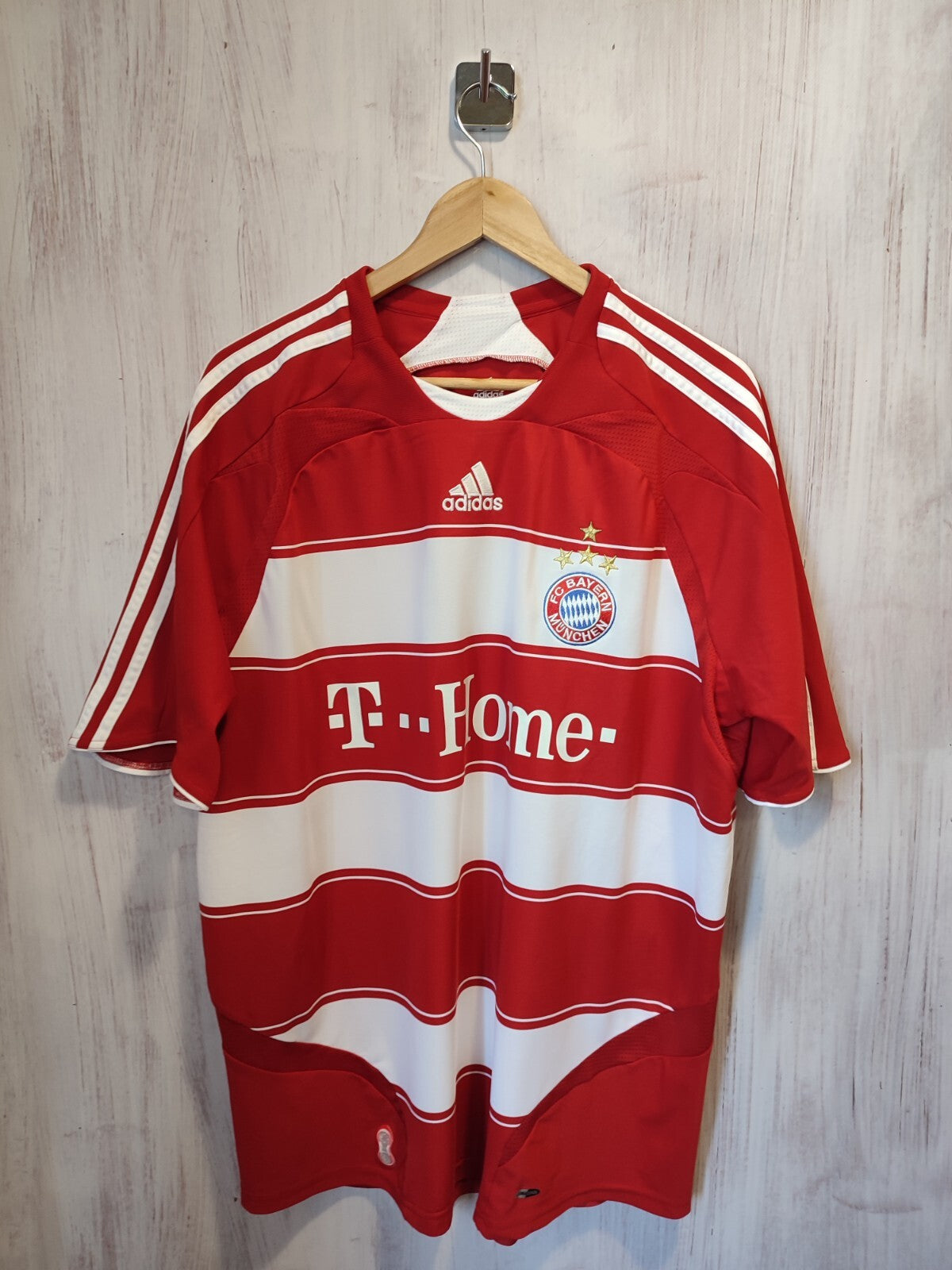 FC Bayern Munich 2008 2009 home Size XL shirt jersey soccer football kit Adidas