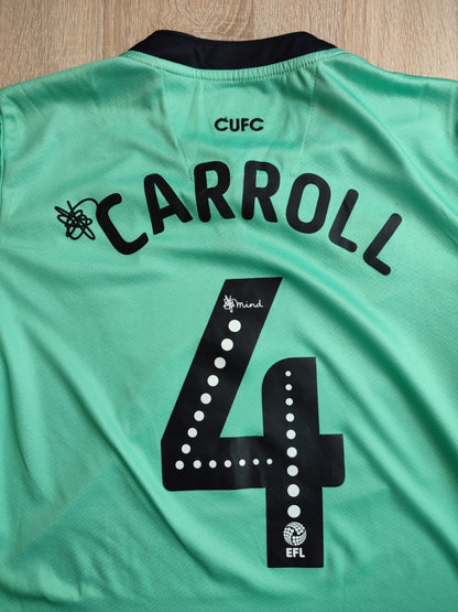 FC Carlisle United 2019 2020 away Sz L shirt jersey football soccer kit Carroll