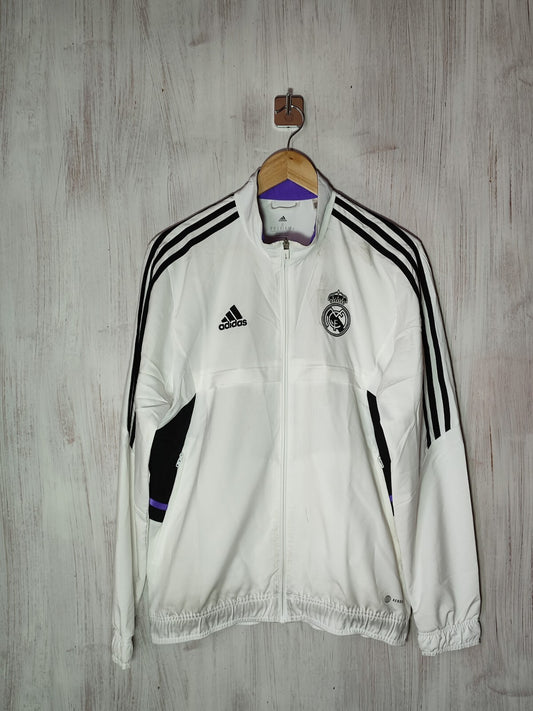 Real Madrid 2022 2023 Size S soccer football top jacket sweatshirt kit Adidas