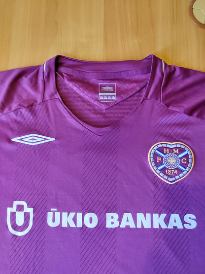 Heart of Midlothian 2008 2009 home Size 4XL football shirt jersey soccer kit tee