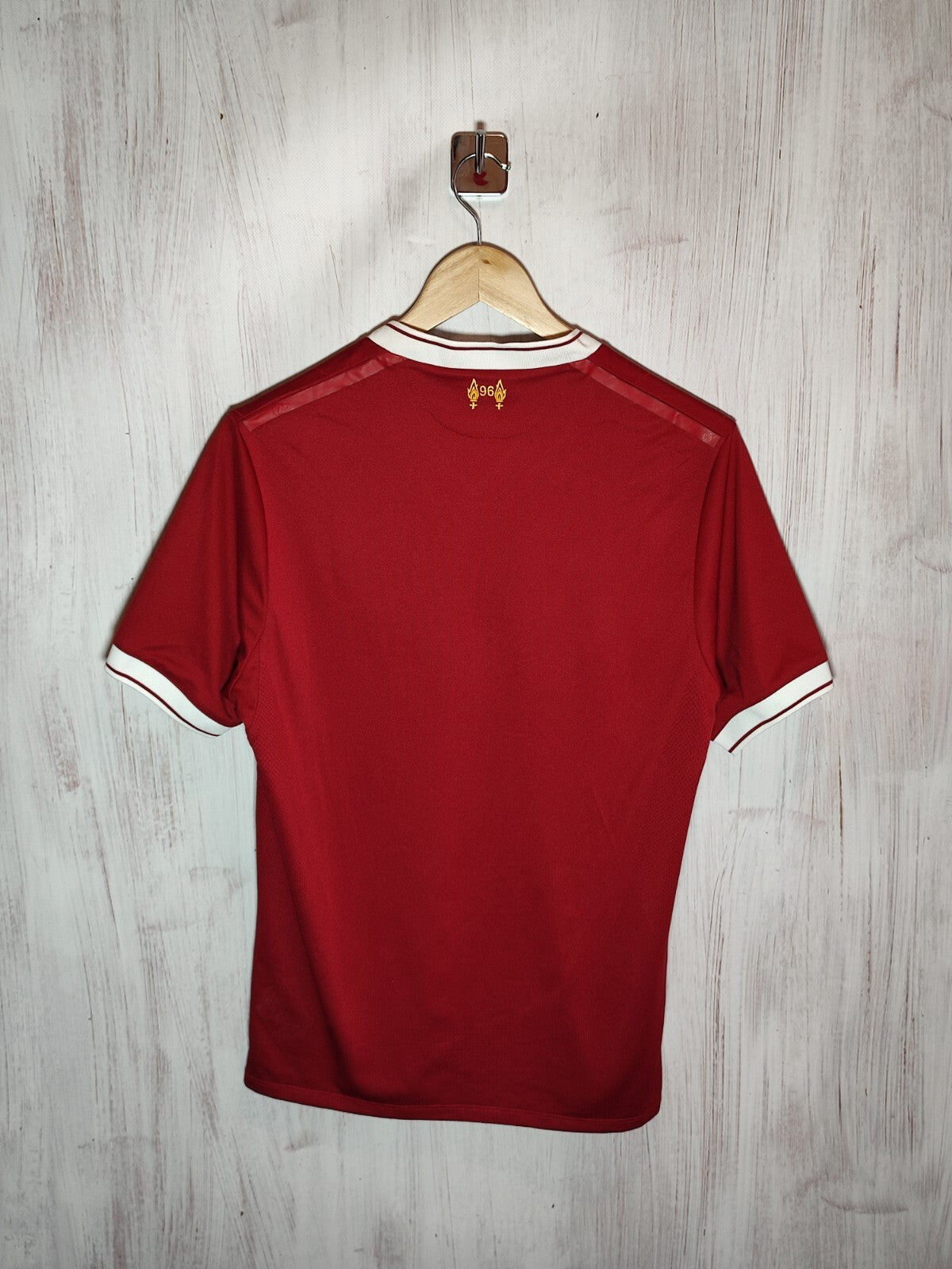 Women's FC Liverpool 2017 2018 home Sz XL New Balance shirt soccer jersey kit