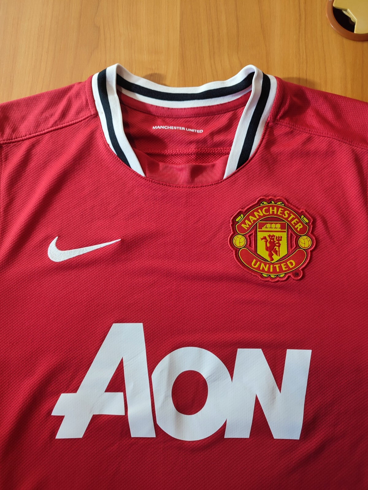 Manchester United 2011 2012 home Sz S Nike shirt jersey soccer football kit tee