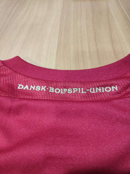 AUTHENTIC Denmark 2008 2009 2010 home Size XL shirt jersey football kit tee L/S