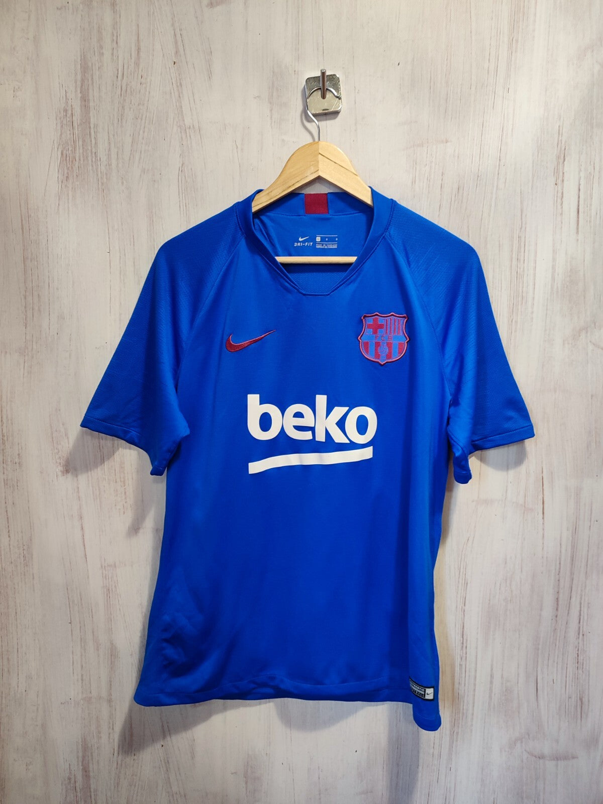 FC Barcelona 2019 2020 training Sz L Nike shirt jersey Barca soccer football kit